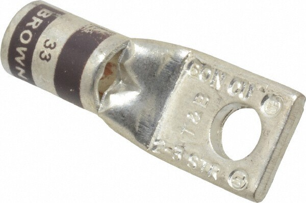 Square Ring Terminal: Non-Insulated, 2 A